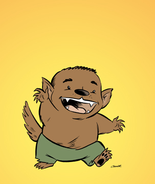 Furball the Baby Werewolf
