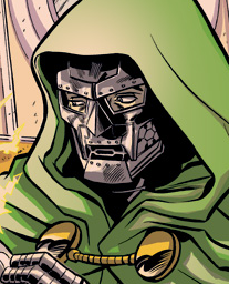I am only a detail of the illustration. Link to Rich Ellis' sketch blog. Doom commands it!